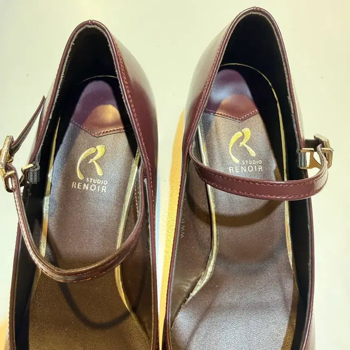 [BUNJANG] Renoir Mary Jane Heels Burgundy 230mm / 금강제화르느와르  메리제인 구두 230 버건디