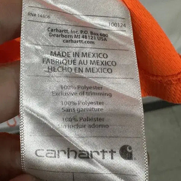 [BUNJANG] Carhartt Training Logo Long Sleeve Shirt / [2XL] CARHARTT 칼하트 트레이닝 로고 롱슬리브