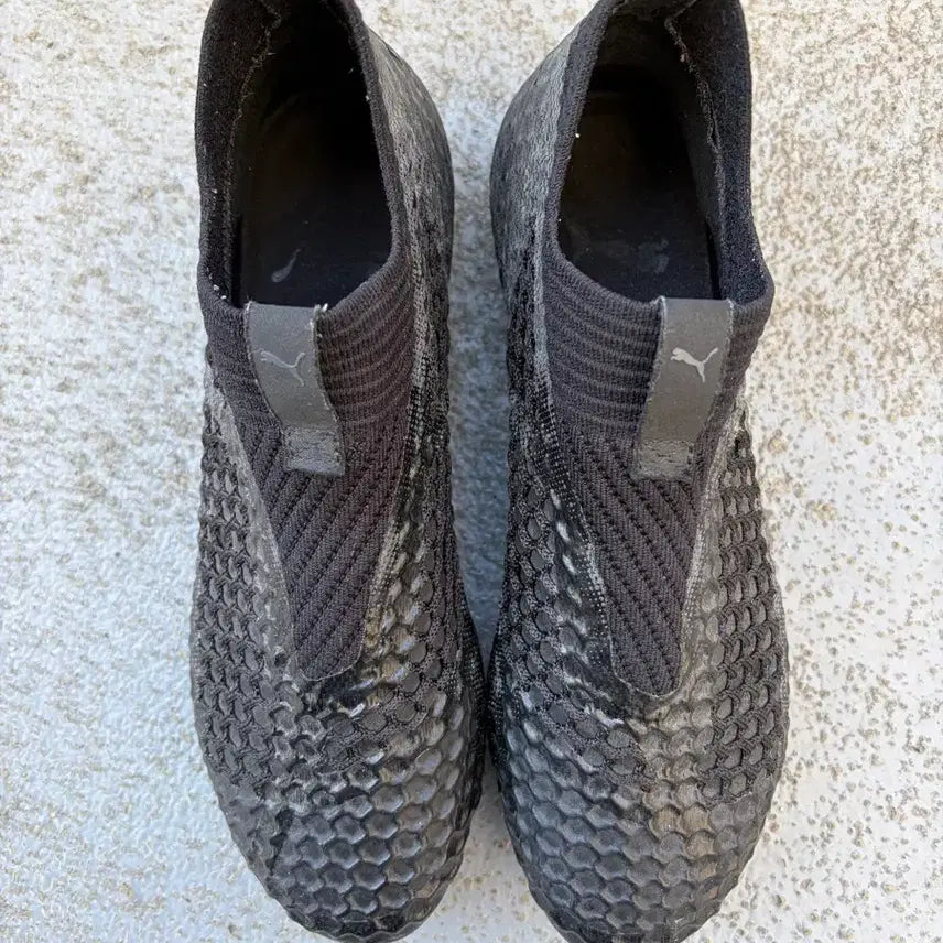 [BUNJANG] Puma Future 18.1 Netfit 255 All Black Cleats / 푸마 퓨쳐 18.1 넷핏 255 올블랙