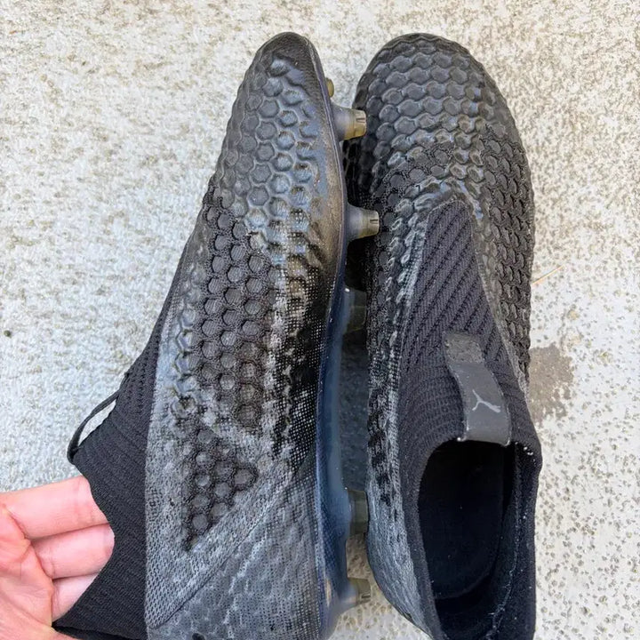 [BUNJANG] Puma Future 18.1 Netfit 255 All Black Cleats / 푸마 퓨쳐 18.1 넷핏 255 올블랙