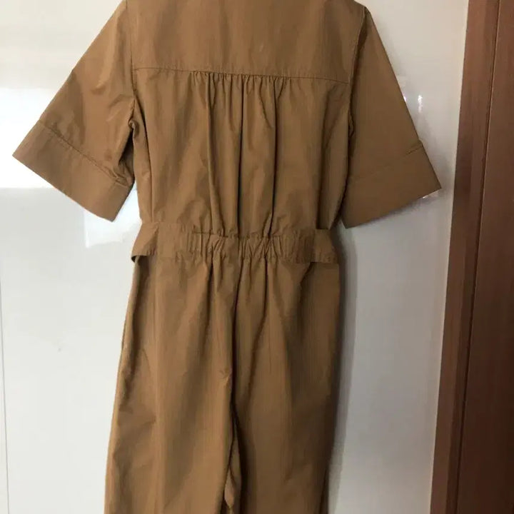 [BUNJANG] COS Belted Jumpsuit - 32 - Beige Jumpsuit / COS 코스 벨티드 점프수트 32 바스락 반팔 베이지 점프슈트