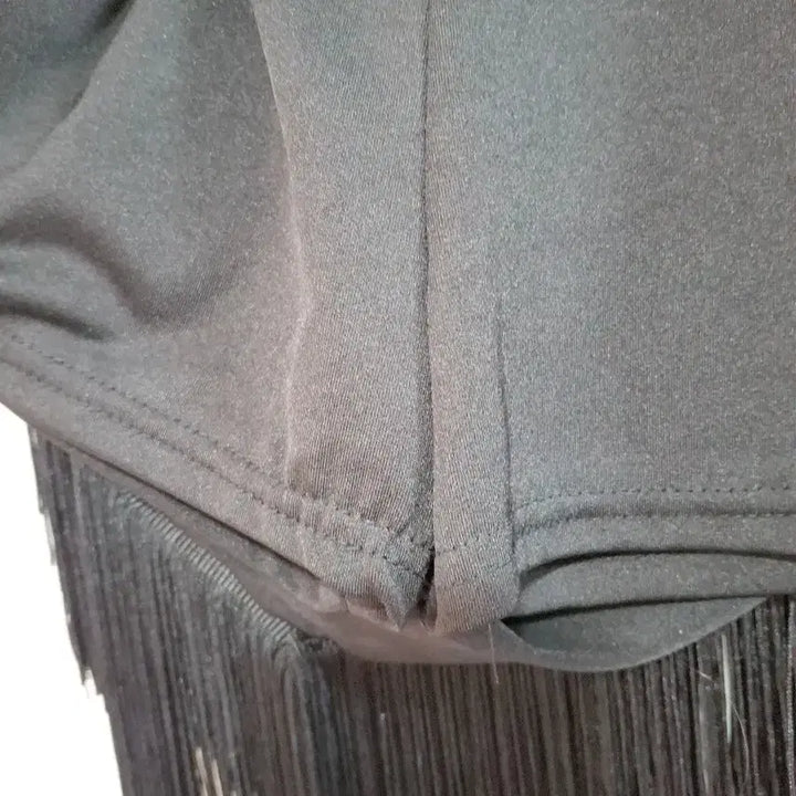 [BUNJANG] Black Pleated Four-Tier Dance Skirt / 블랙 라인댄스 언블플릿츠4단  스커트