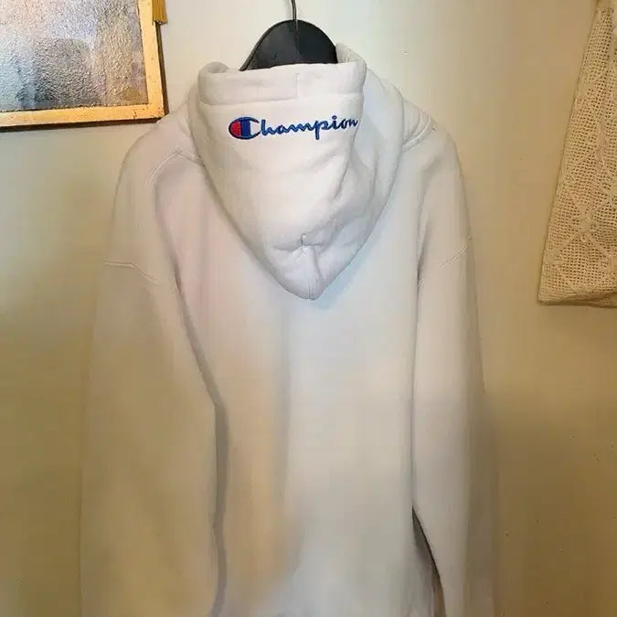 [BUNJANG] Champion White Hoodie / 참피온후드
