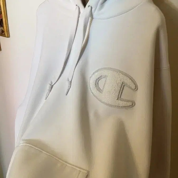 [BUNJANG] Champion White Hoodie / 참피온후드