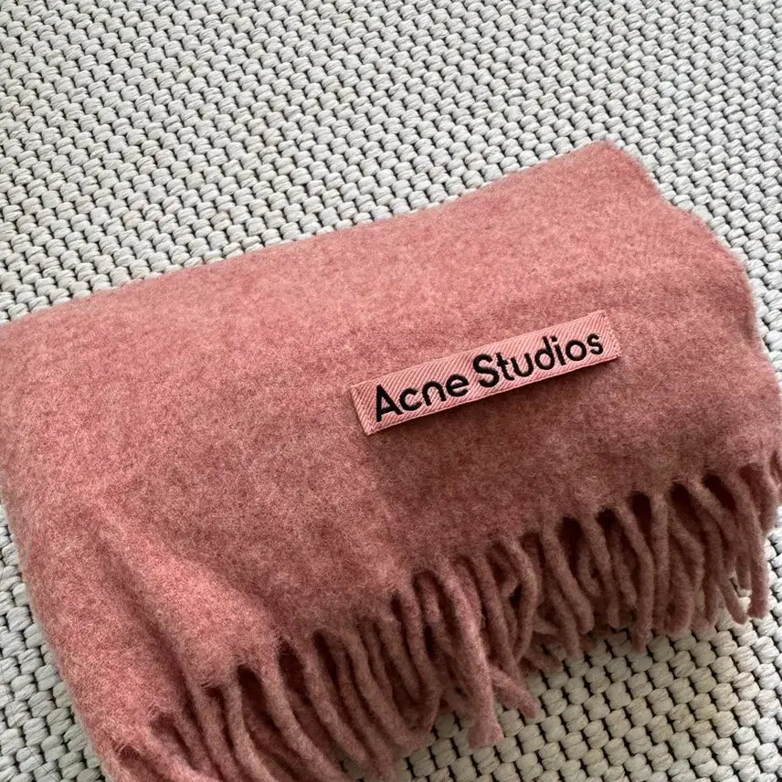 [BUNJANG] Acne Studios Pink Muffler / 아크네 스튜디오 핑크 머플러