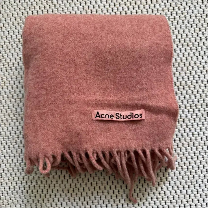 [BUNJANG] Acne Studios Pink Muffler / 아크네 스튜디오 핑크 머플러