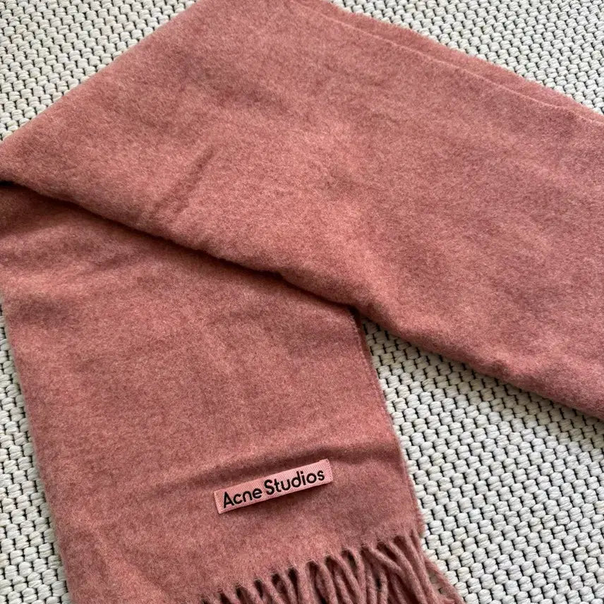 [BUNJANG] Acne Studios Pink Muffler / 아크네 스튜디오 핑크 머플러