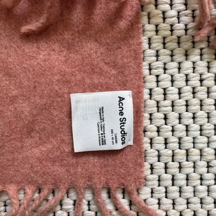 [BUNJANG] Acne Studios Pink Muffler / 아크네 스튜디오 핑크 머플러