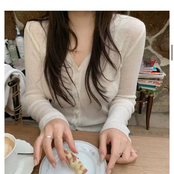 [BUNJANG] Leeds Cloud Alpaca Slim Knit Ivory / 리즈 leeds 더위시 클라우드 알파카 슬림 니트 아이보리