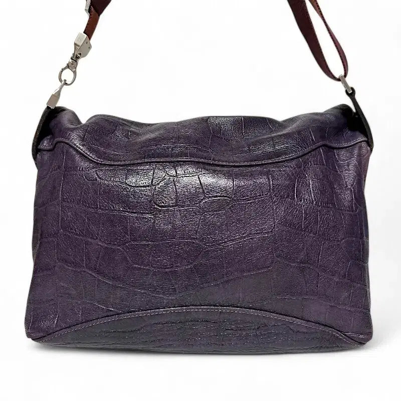 [BUNJANG] Aniary Crocodile Embossed Leather Crossbody Bag / 아니아리 크로크 소가죽 크로스백 포터 요지 와 가죽 장인의 가방