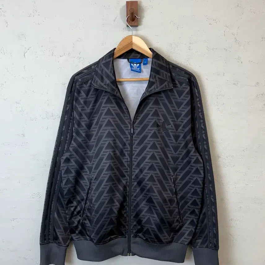 [BUNJANG] Adidas Vintage Firebird Pattern Track Top Jersey / [2XL] 아디다스 빈티지 파이어버드 패턴 트랙탑 져지