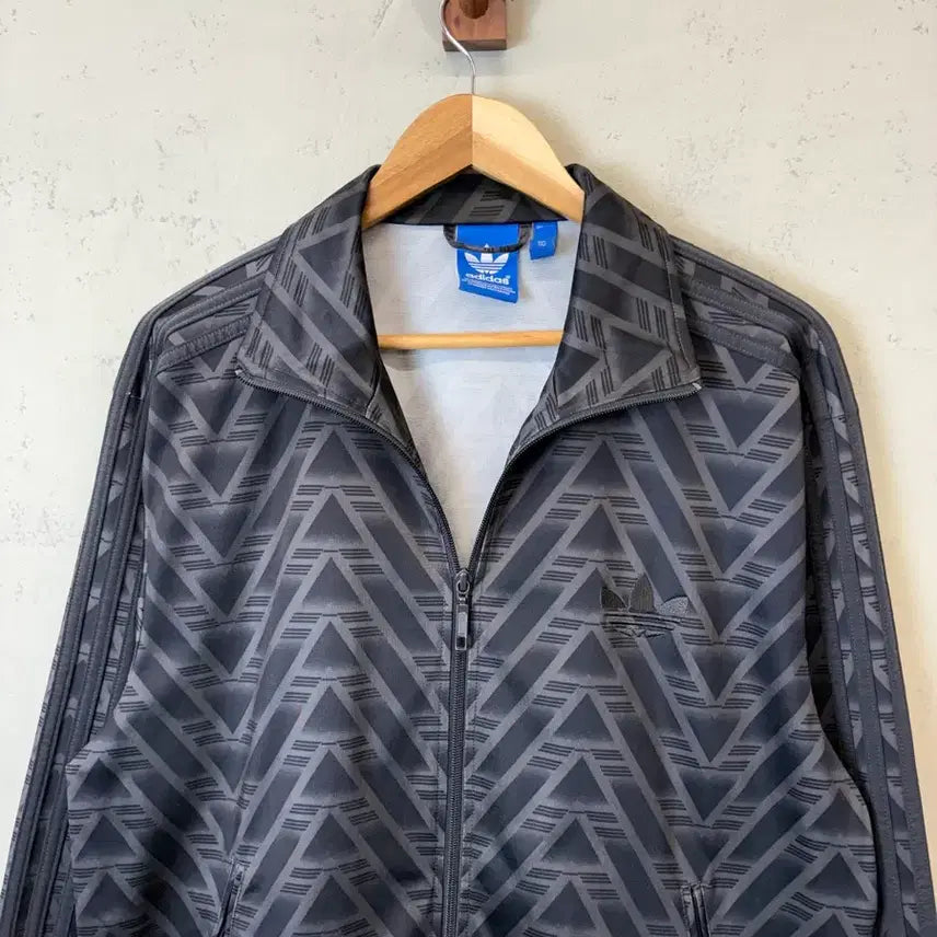 [BUNJANG] Adidas Vintage Firebird Pattern Track Top Jersey / [2XL] 아디다스 빈티지 파이어버드 패턴 트랙탑 져지