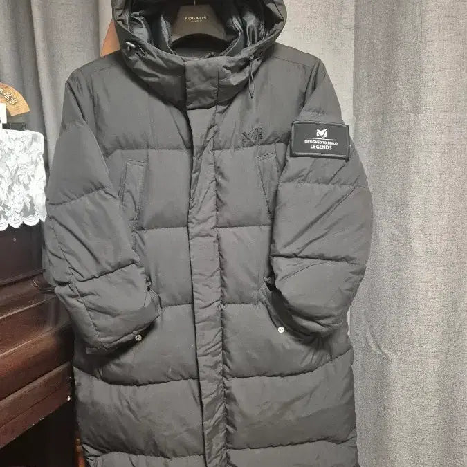 [BUNJANG] Millet Black Long Padded Jacket (Unisex) / 밀레 블랙 롱패딩(남여공용)