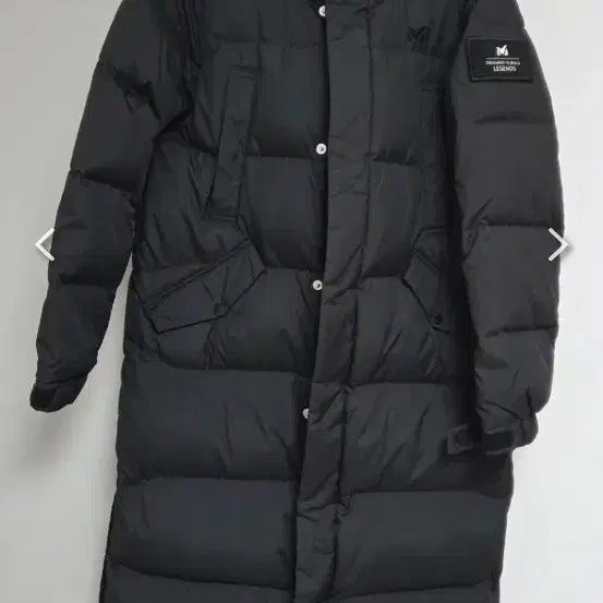 [BUNJANG] Millet Black Long Padded Jacket (Unisex) / 밀레 블랙 롱패딩(남여공용)