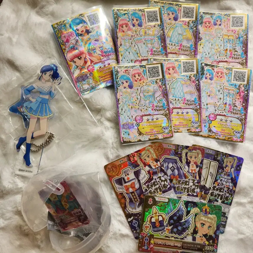 [BUNJANG] Aikatsu! Bundle Set (Aoi/Madoka/Yurika/Pure Palette) / 아이카츠/나이트메어 케프리콘아오이 10주년 아크릴마도카 가샤폰퓨어팔레트