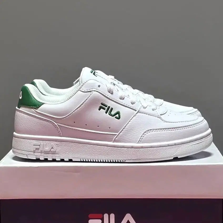 [BUNJANG] FILA Tnese Cup Sneakers White/Green 230 (New) / FILA 테네즈 컵 운동화 230 [새상품]