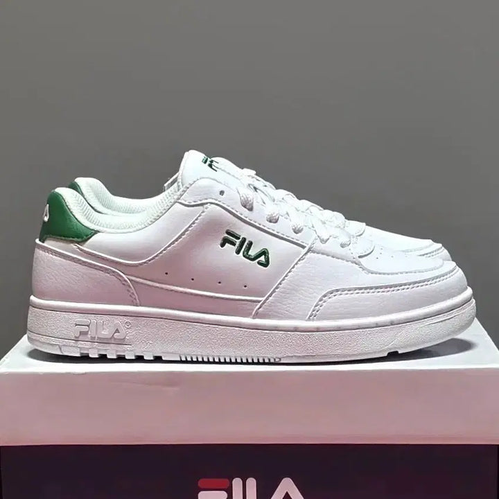 [BUNJANG] FILA Tnese Cup Sneakers White/Green 230 (New) / FILA 테네즈 컵 운동화 230 [새상품]