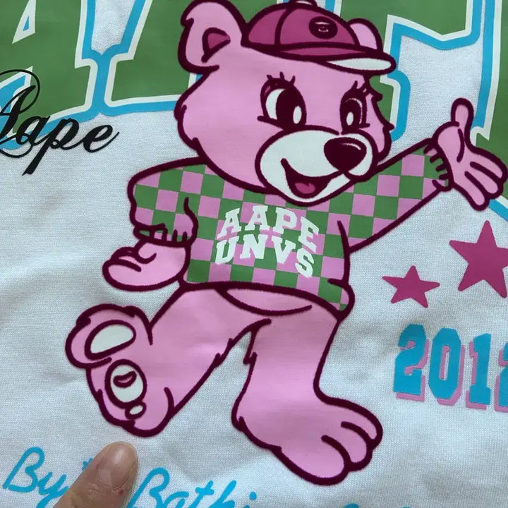 [SOLD OUT] AAPE by Bape 하키저지 롱슬리브 XXS (실제 스몰-미디엄)