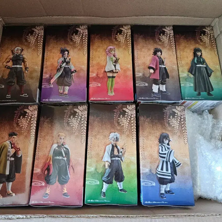 [SOLD OUT] 반프레스토 귀멸의 칼날 아홉주 캐릭터 피규어 일괄