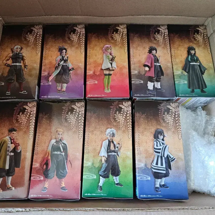 [SOLD OUT] 반프레스토 귀멸의 칼날 아홉주 캐릭터 피규어 일괄