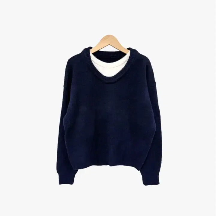 [BUNJANG] Young &amp; Rich Tone &amp; Tone Layer Knit / 영앤리치 톤앤톤 레이어 니트