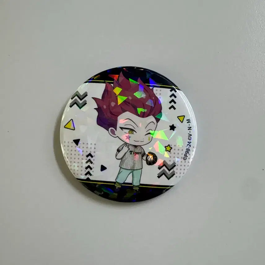 [BUNJANG] Hunter x Hunter Hisoka Baseball Badge / 헌터헌터 히소카 야구뱃지