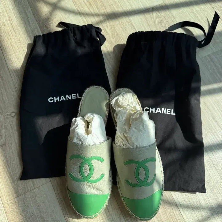 [BUNJANG] Chanel Espadrille Mules 37 / 샤넬 에스파듀 뮬 240