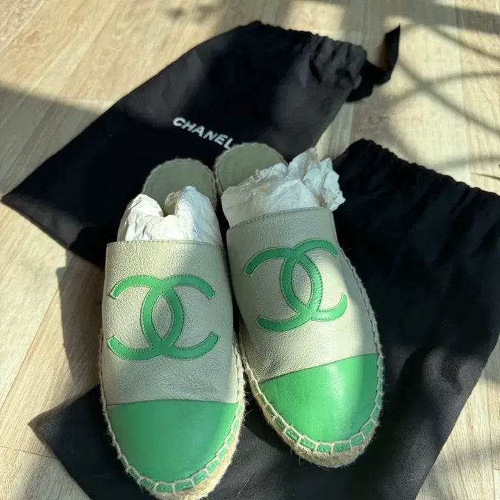 [BUNJANG] Chanel Espadrille Mules 37 / 샤넬 에스파듀 뮬 240