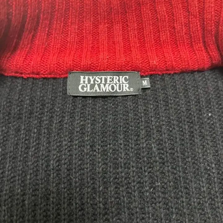 [BUNJANG] Hysteric Glamour Cable Knit Zip-Up M / 히스테릭글래머 케이블 니트 집업 m