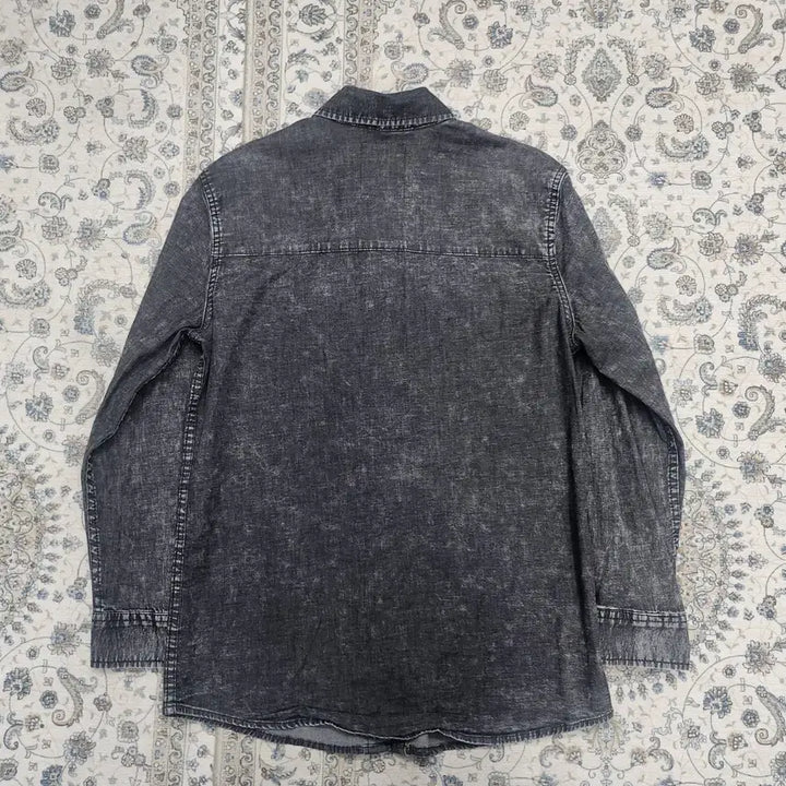 [SOLD OUT] 리바이스 워싱 블랙 데님 셔츠 M (55까지)