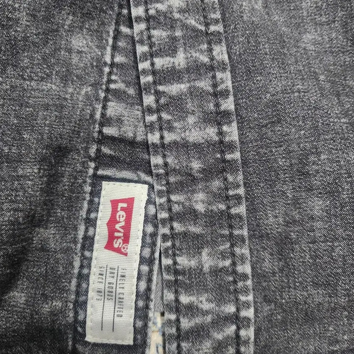 [SOLD OUT] 리바이스 워싱 블랙 데님 셔츠 M (55까지)