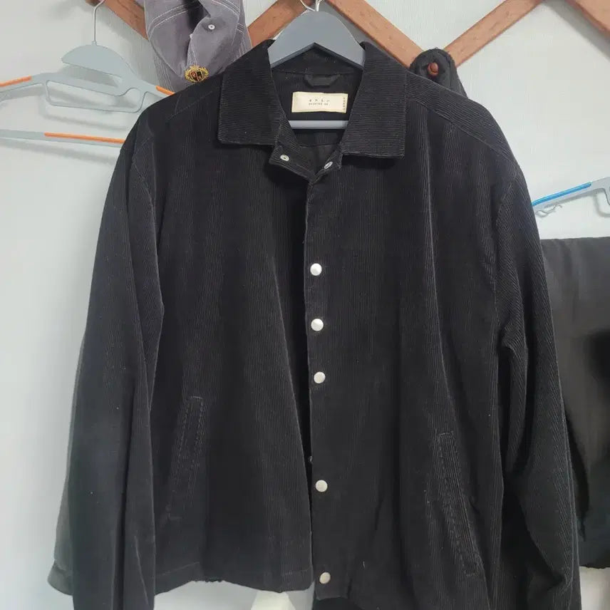 [BUNJANG] Shutter Corduroy Black Jacket L Size / 셔터 코듀로이 블랙 자켓 L사이즈