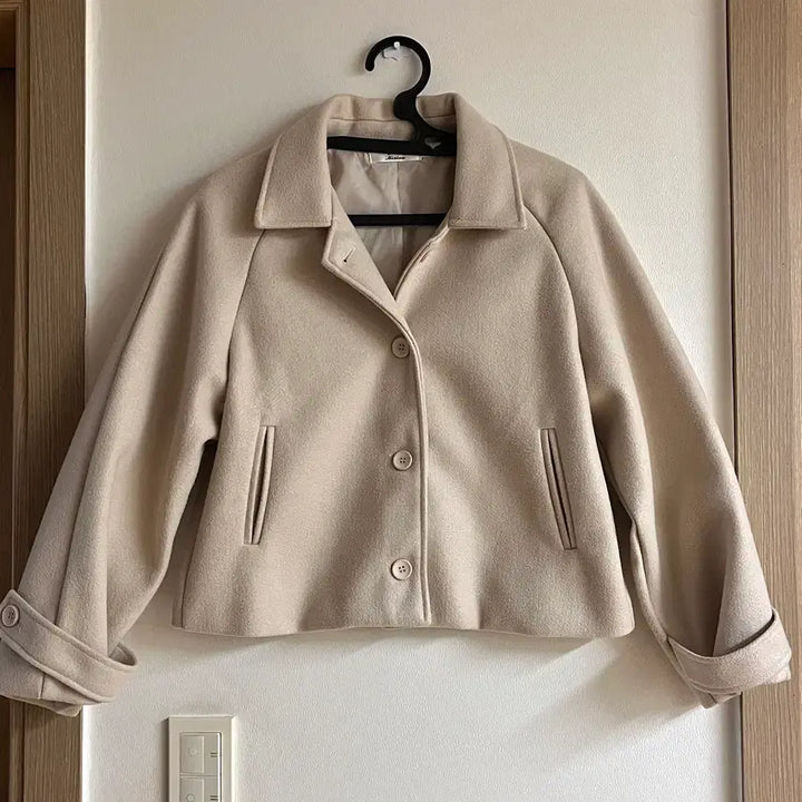 [BUNJANG] Apricot Ivory Short Jacket Free Size / 아이보리 숏 자켓 Free