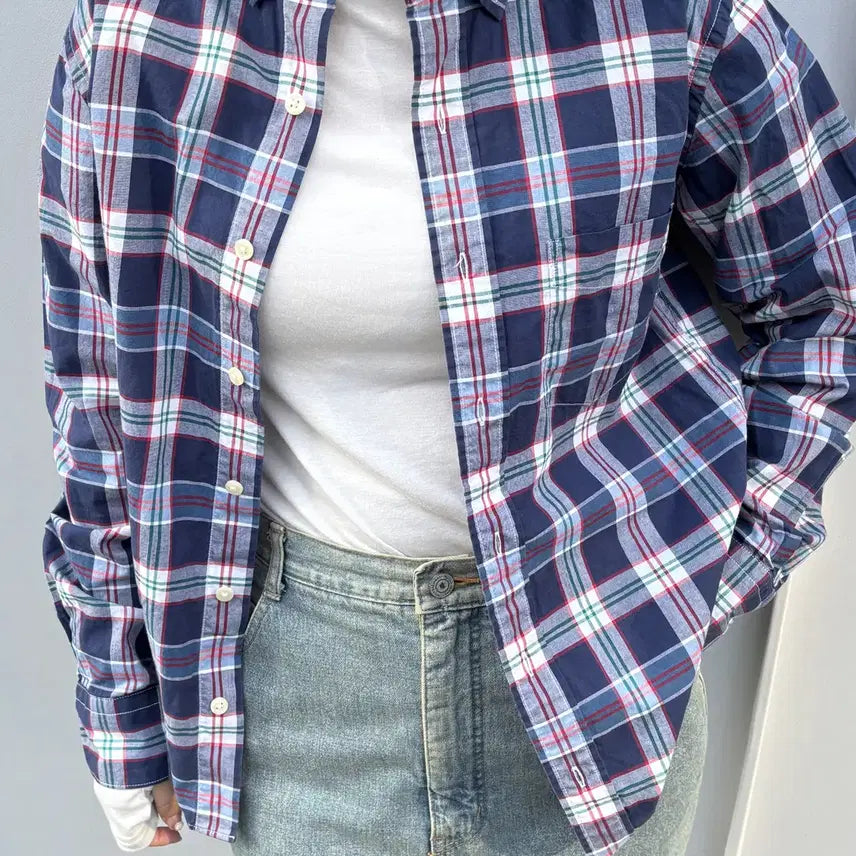 [BUNJANG] Back Number Vintage Plaid Shirt / 일본빈티지 BACK NUMBER 체크 셔츠