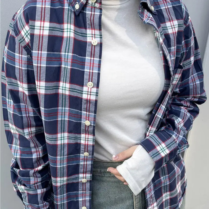 [BUNJANG] Back Number Vintage Plaid Shirt / 일본빈티지 BACK NUMBER 체크 셔츠