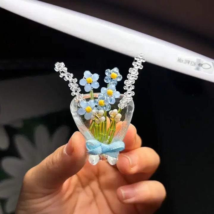 [BUNJANG] Handmade Bouquet Keychain / 부케 키링