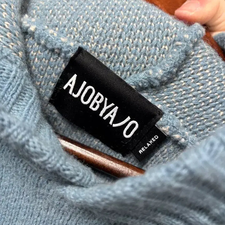 [BUNJANG] Ajo by Ajo Knit Hoodie / 아조바이아조 정품 니트 후드티