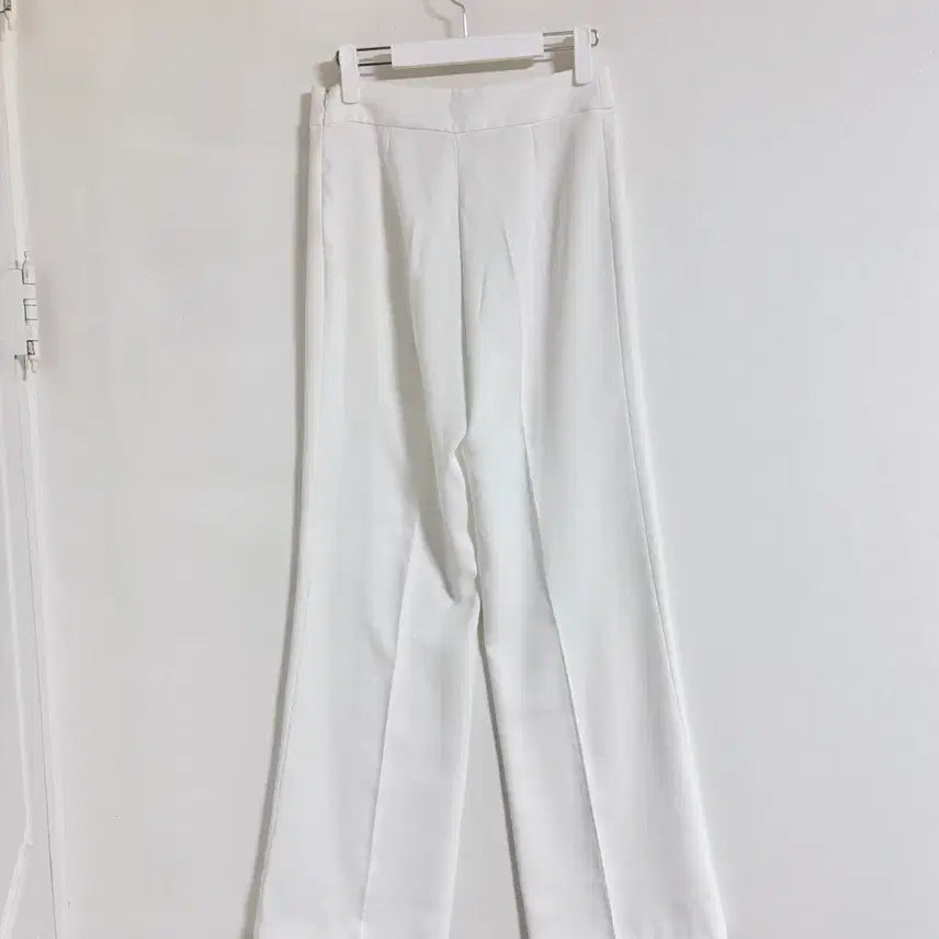[BUNJANG] ZARA Tucked Wide White Slacks / 자라 핀턱 와이드 찰랑 화이트 슬랙스 여름바지 (26)
