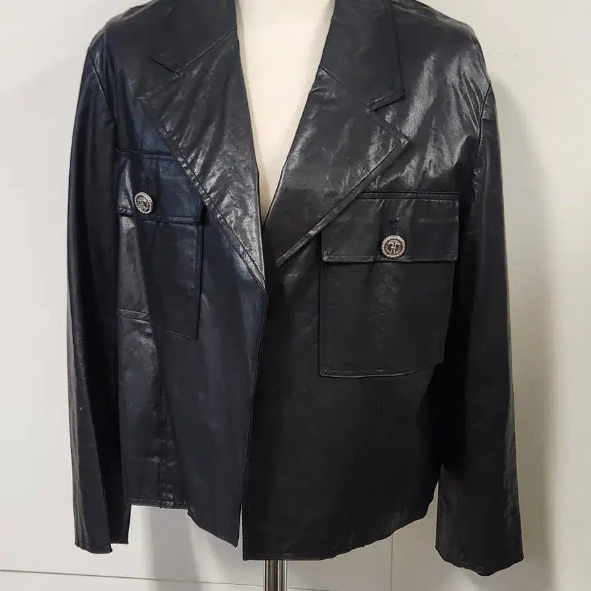 [BUNJANG] Time Leather Jacket / 타임 가죽자켓 가슴둘레 82