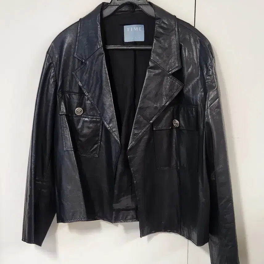 [BUNJANG] Time Leather Jacket / 타임 가죽자켓 가슴둘레 82