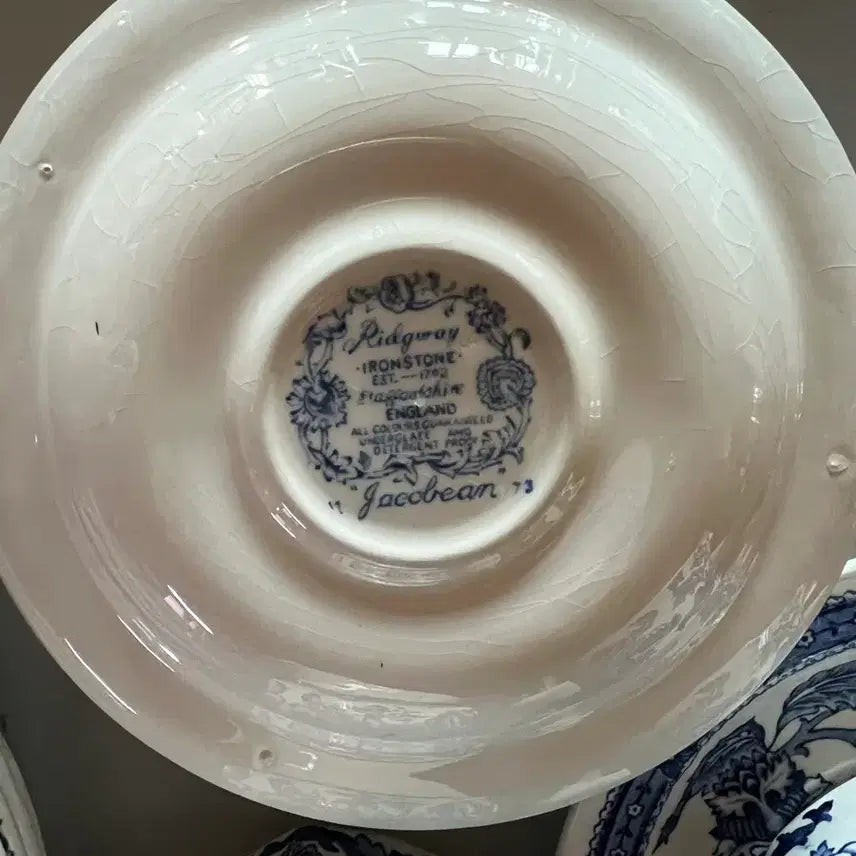 [BUNJANG] Ridgway Jacobean Ironstone Tea Set / 빈티지 리지웨이 자코비안  아이언스톤 티세트