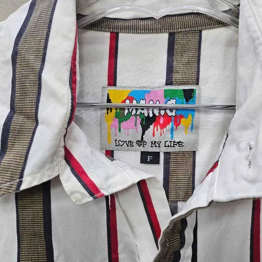 [BUNJANG] MAN-G Striped Shirt / MAN-G 스트라이프 셔츠
