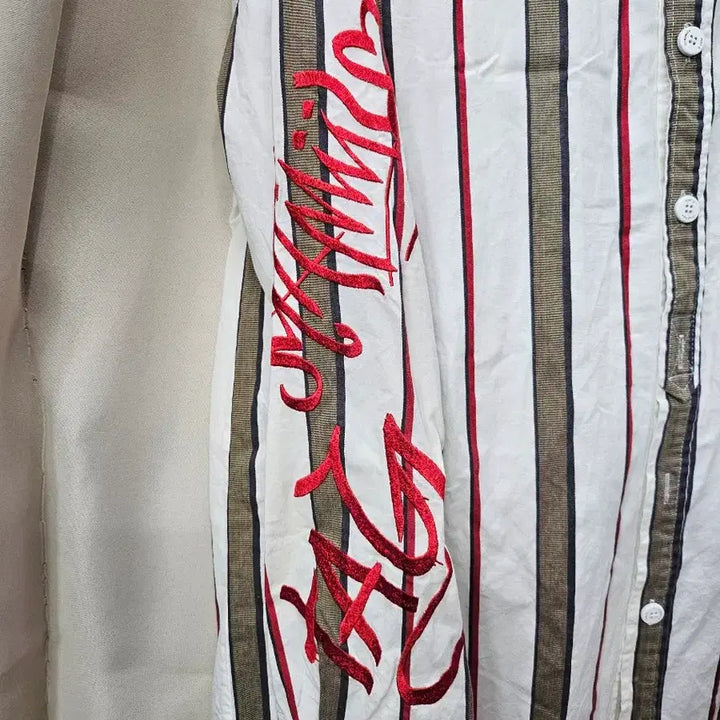 [BUNJANG] MAN-G Striped Shirt / MAN-G 스트라이프 셔츠