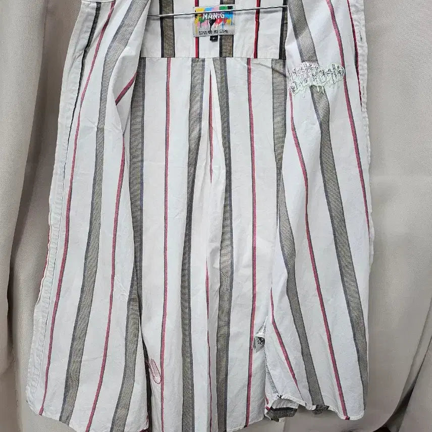 [BUNJANG] MAN-G Striped Shirt / MAN-G 스트라이프 셔츠
