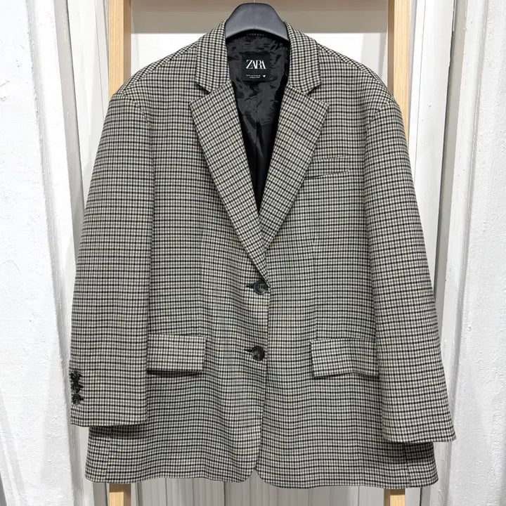 [BUNJANG] ZARA Check Blazer / 자라 체크 블레이저