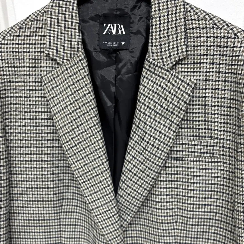 [BUNJANG] ZARA Check Blazer / 자라 체크 블레이저