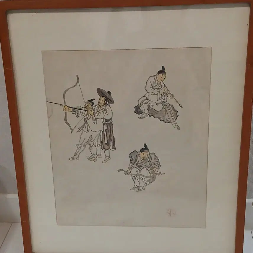 [BUNJANG] Korean Traditional Painting Archery / 동양화그림 활쏘기