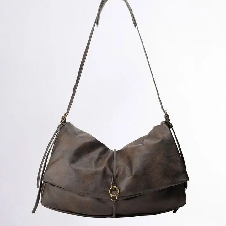[BUNJANG] Sculptor Folded Slouchy Bag Deep Brown / 스컬프터 Folded Slouchy Bag 가방 딥 브라운