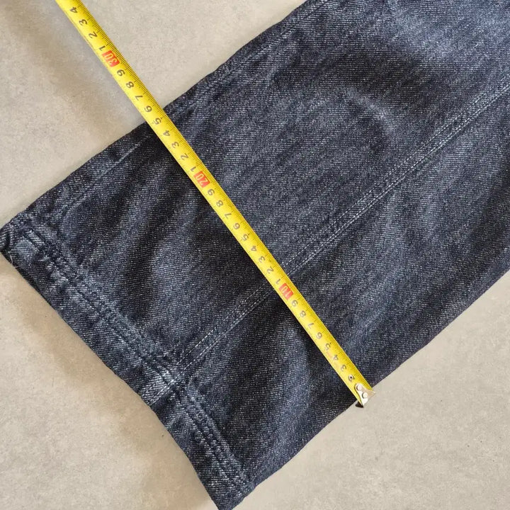 [BUNJANG] YUSE Black Denim Wide Pants M / YUSE 데님 흑청 와이드 팬츠 M