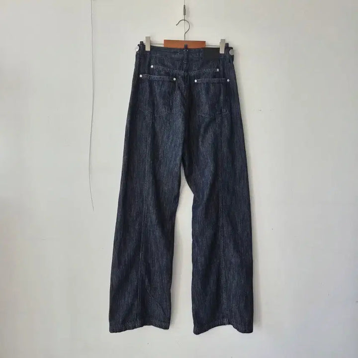 [BUNJANG] YUSE Black Denim Wide Pants M / YUSE 데님 흑청 와이드 팬츠 M